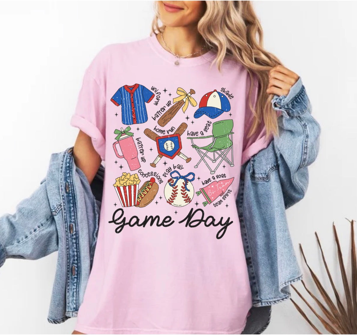 Baseball Game Day Collage | Baseball Things | Spring Sports Sweatshirt