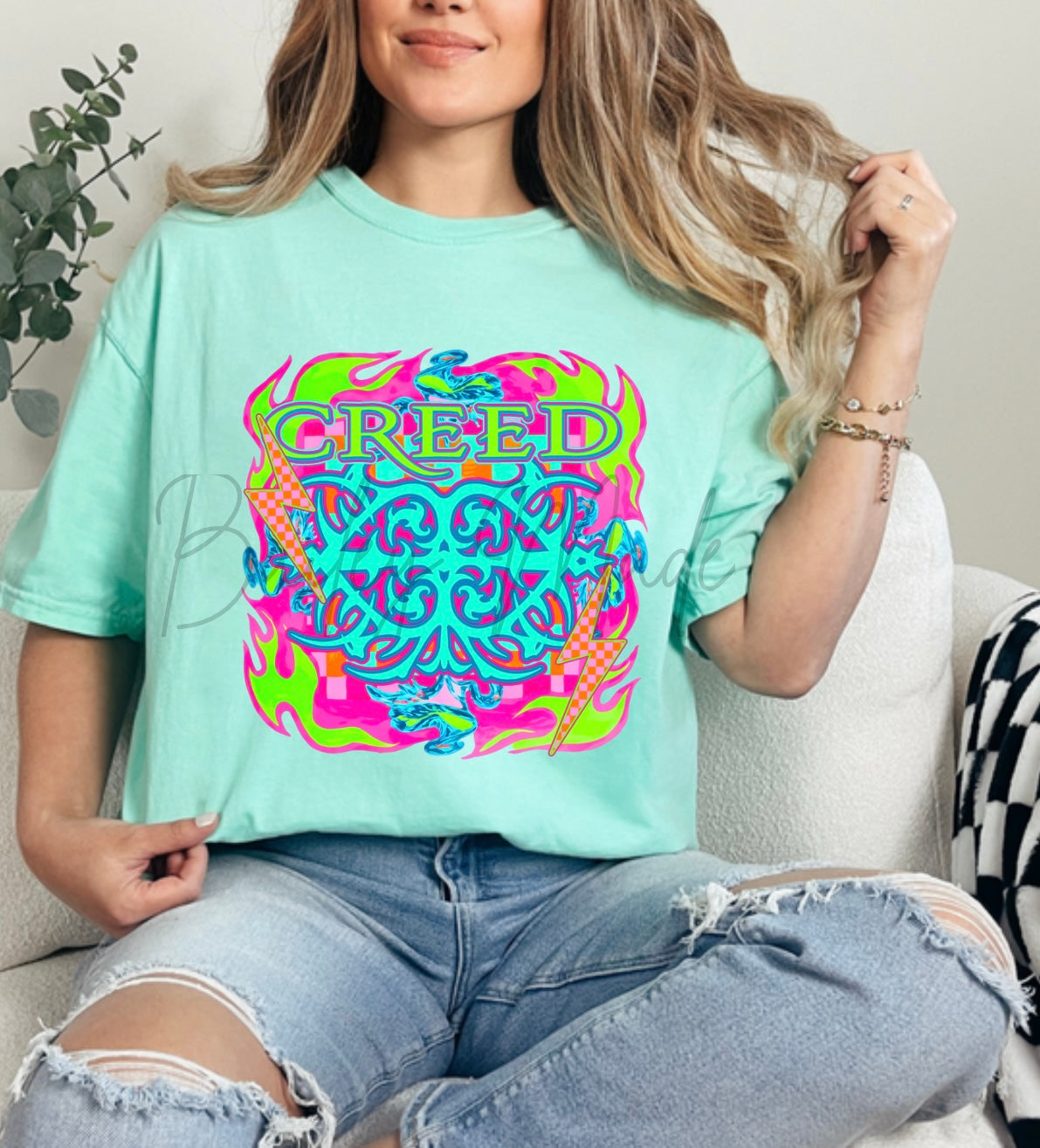 Neon cr33d Band Tshirt