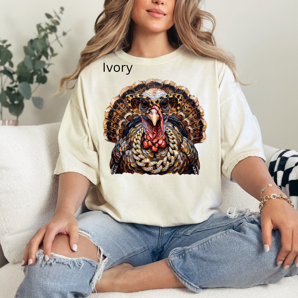 Glam turkey, Bling, Boujee, Leopard, Preppy Animal, Hunting Season (Copy)