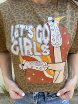 Let’s Go Girls Leopard Tshirt