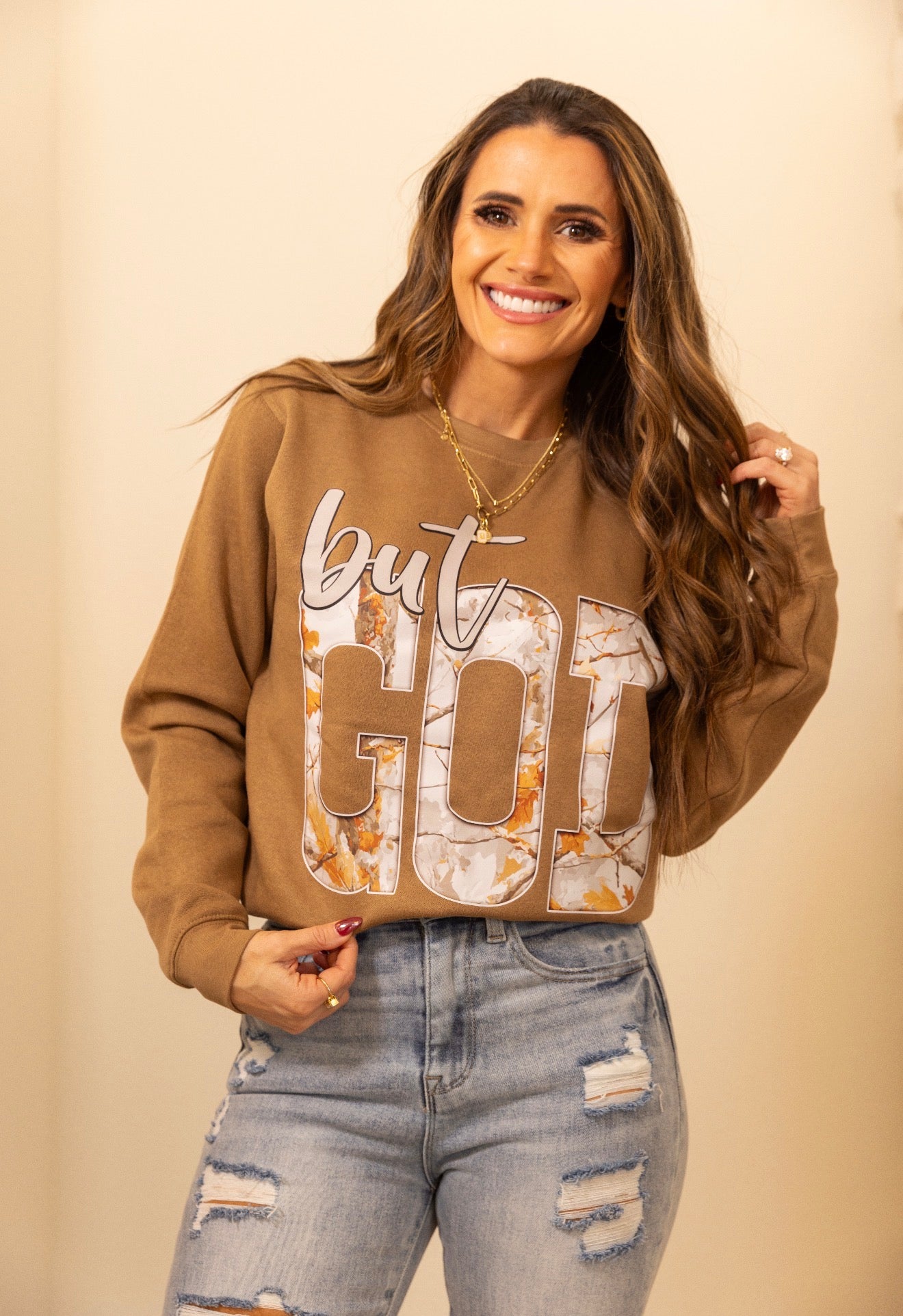 But God Camo Sweatshirt