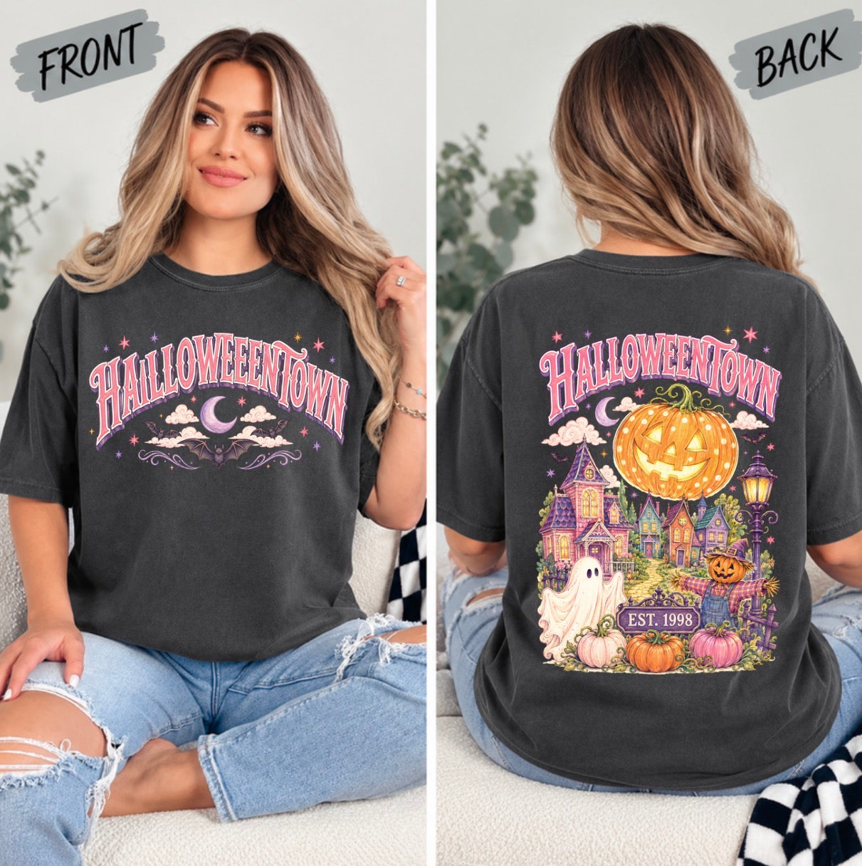 Starlight Halloween, Halloween, girly Halloween, Trendy Halloween T-shirt