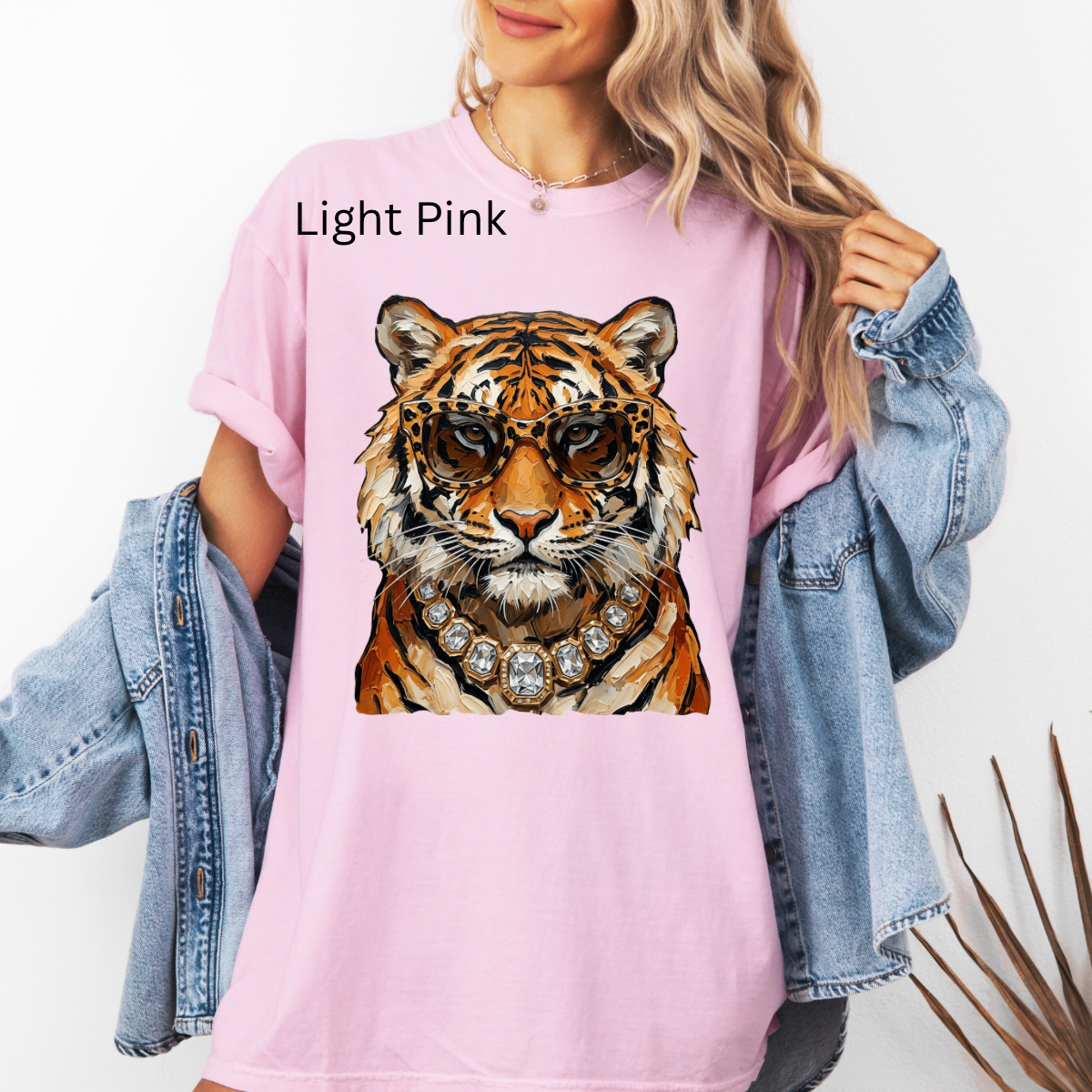 Glam Tiger, Bling, Boujee, Leopard, Preppy Animal, Hunting Season
