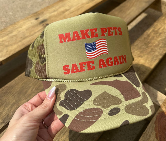 Make Pets Safe Again Trucker Hat