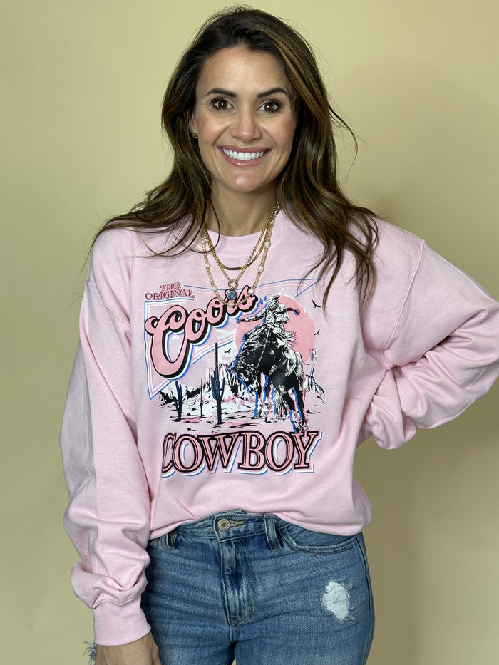 Original Cowboy Pink Sweatshirt