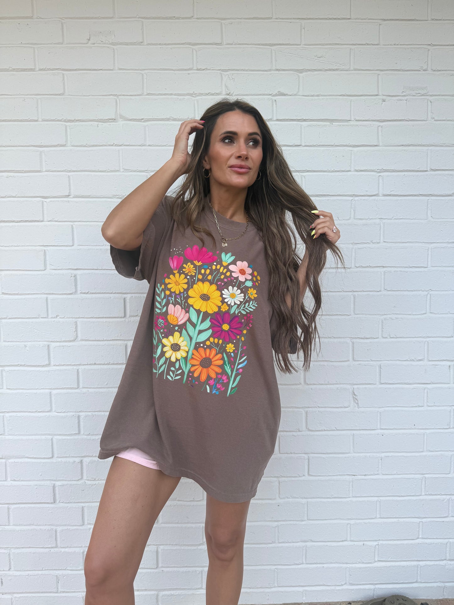 Preppy Floral Brushstroke, Boho Floral, Floral Mama, Summer Vibes, Spring Flowers, Wildflower, Boho Summer Tshirt