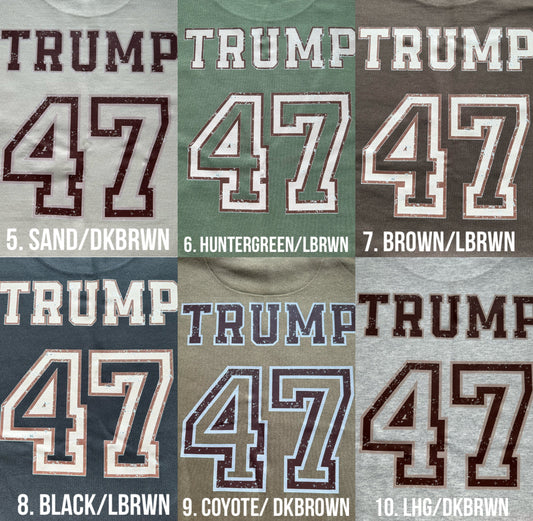 Neutral Make America 47 Sweatshirt