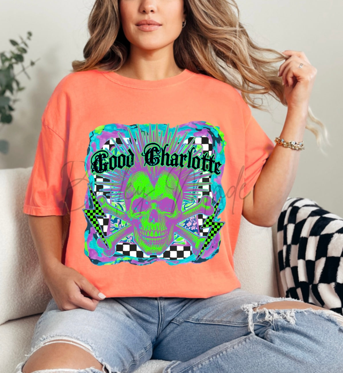 Neon Ch@rlotte Band Tshirt