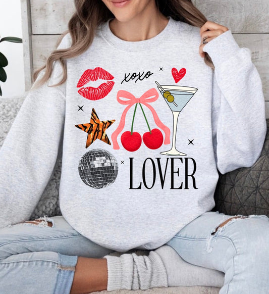 Retro Valentine's Day Collage Sweatshirt