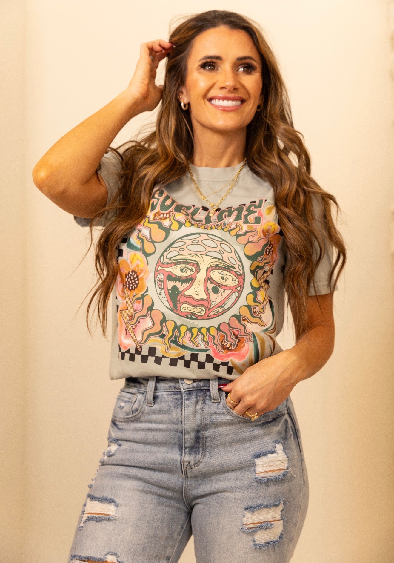 Sunny L!NE Band Tshirt, Fall Band, Fall, Fall Aesthetic