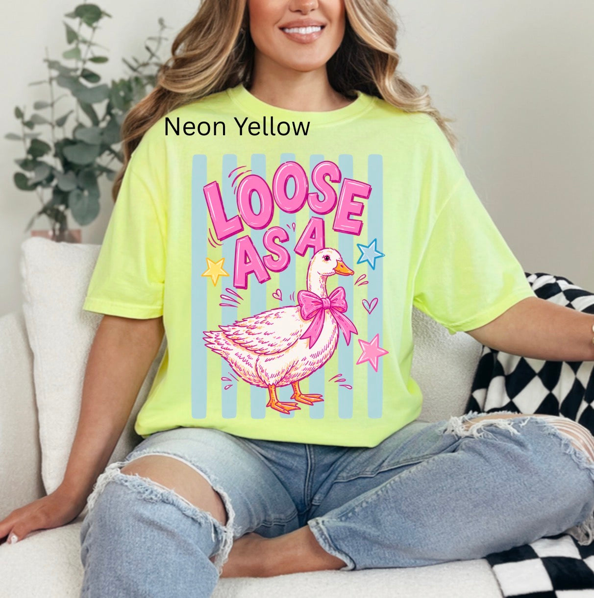 Loose As A Goose, Trendy, Goose, Summer, Popular Summer T-shirt