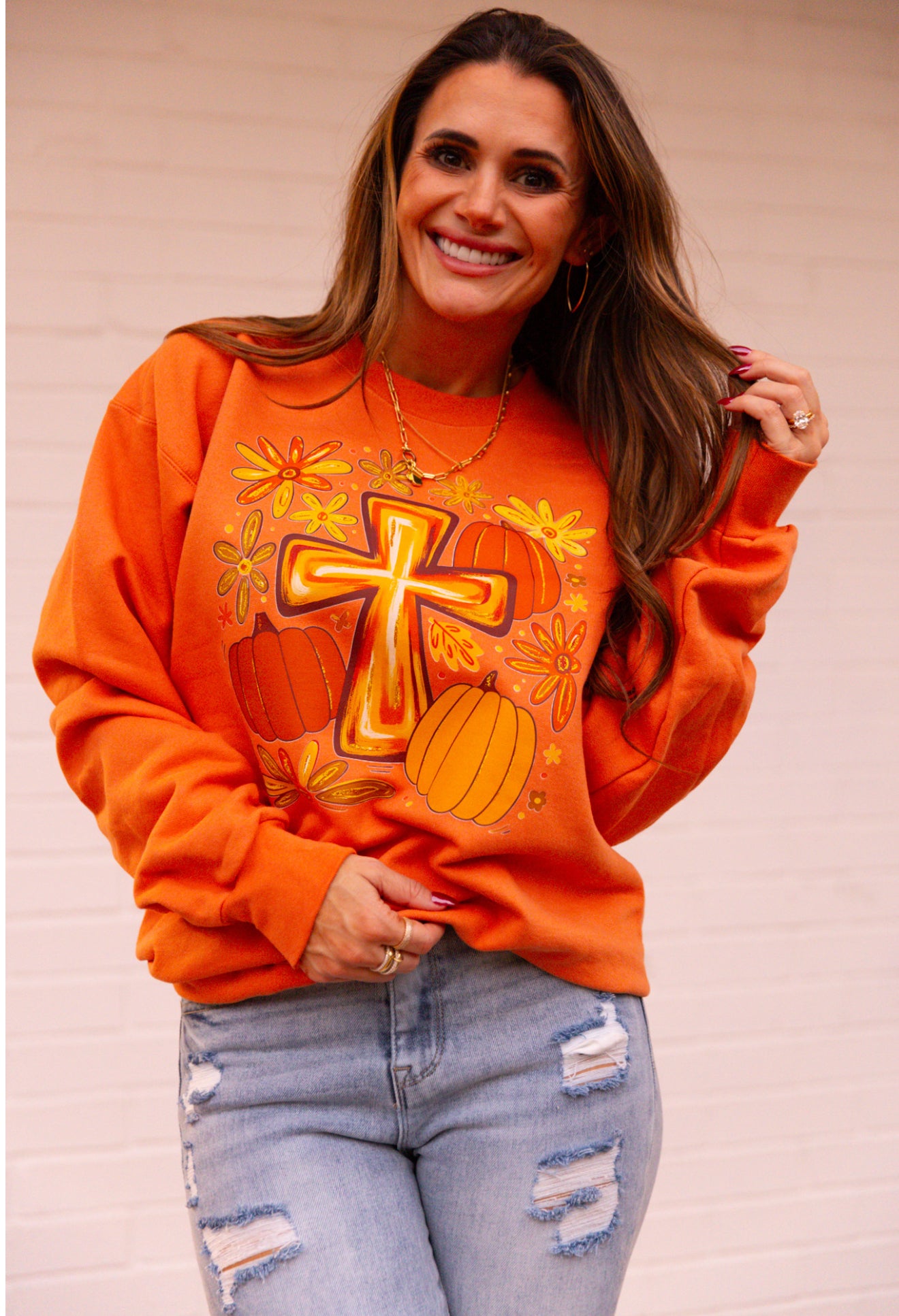 Fall Cross Sweatshirt