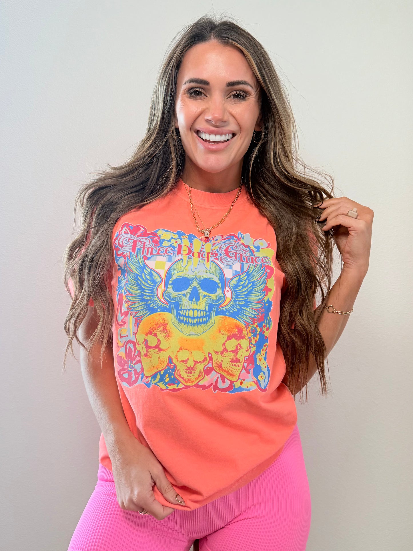 Neon Thr33 d@ys Band Tshirt