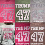 Pink Make America 47 Sweatshirt