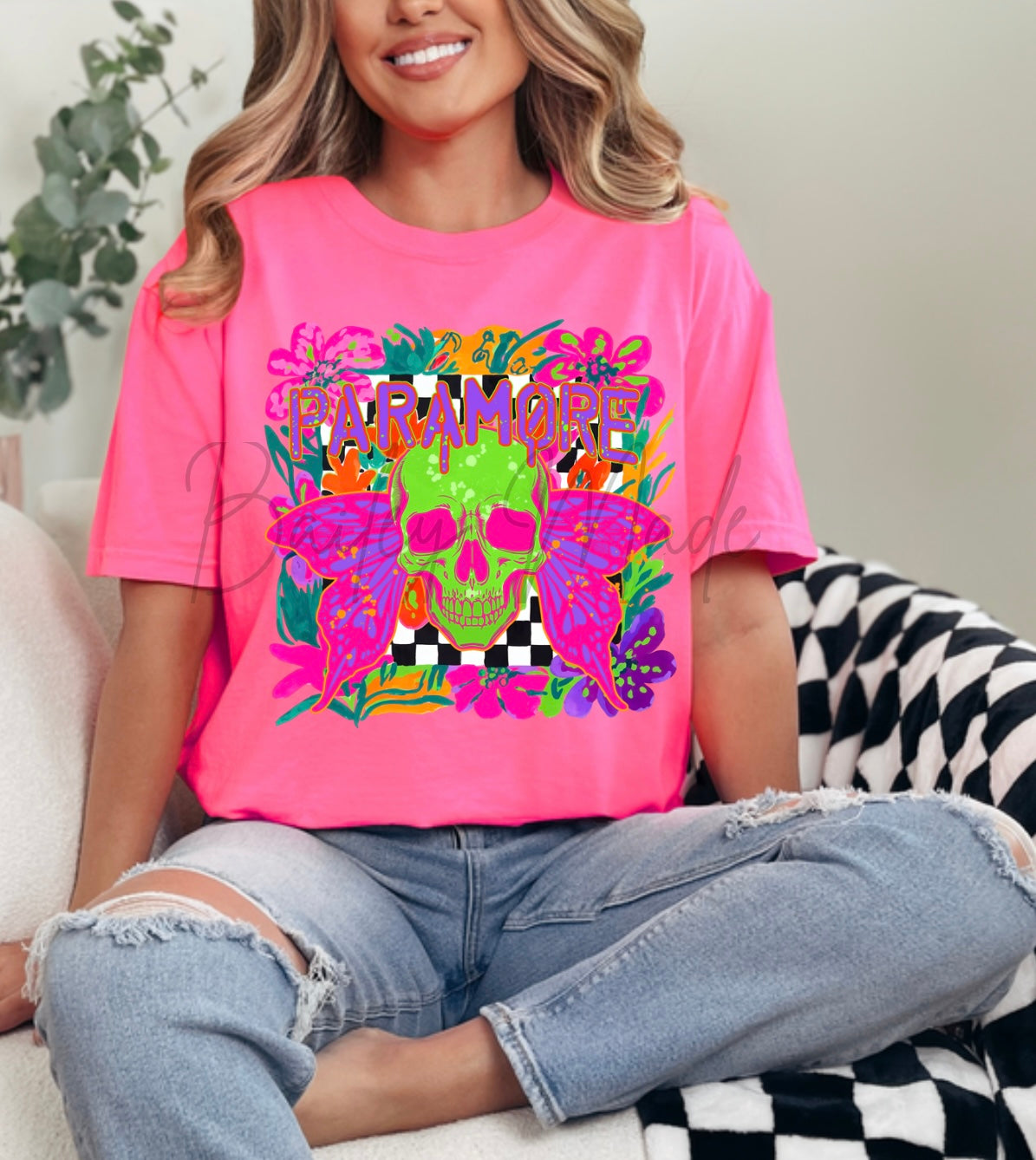 Neon P@r@more Band Tshirt