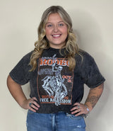 Acid Wash Spooky Rodeo Tshirt
