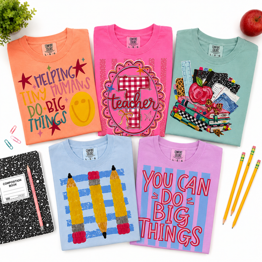 Back to School Tshirt Set