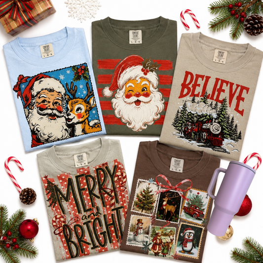 Traditional Christmas T-shirt Set
