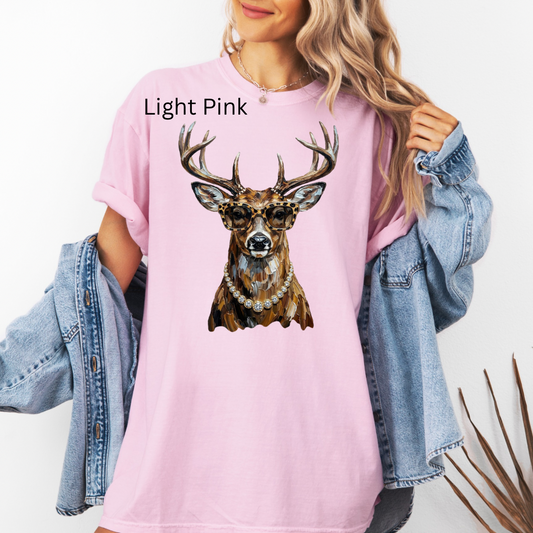 Glam deer, Bling, Boujee, Leopard, Preppy Animal, Hunting Season