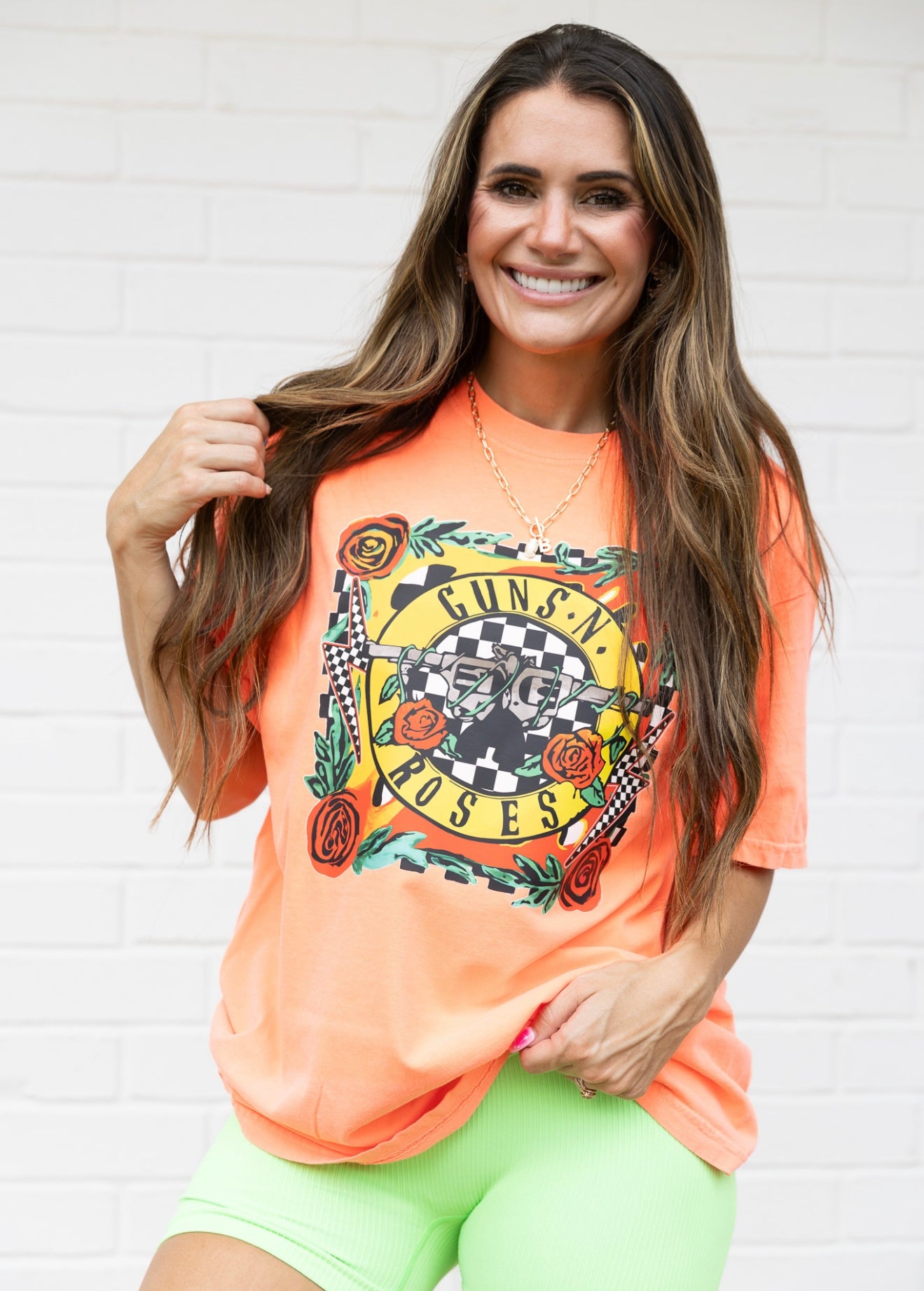 Edgy Roses Band Tshirt