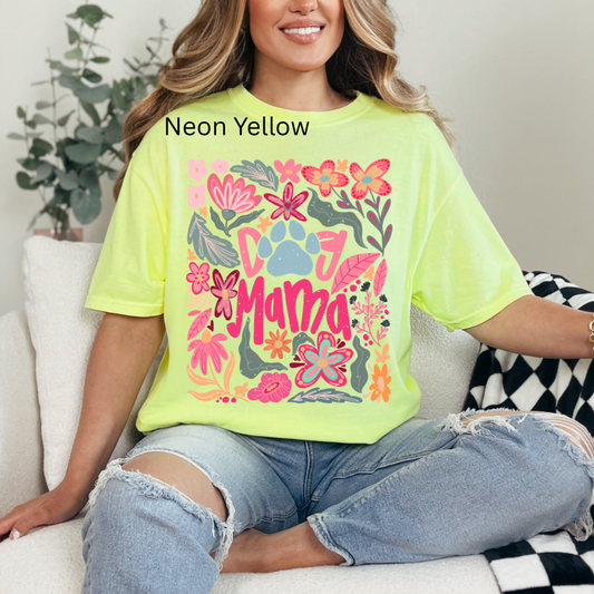 Retro Dog Mama, Boho Dog Mom, Flower, Floral Mama, Mom Life, Dog Mama Shirt, Dog Lovers T-shirt
