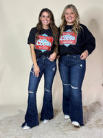 Darling Dark Denim Flare Jeans