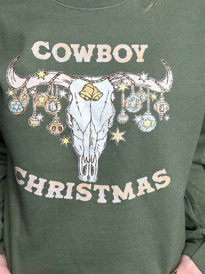 Cowboy Christmas Sweatshirt