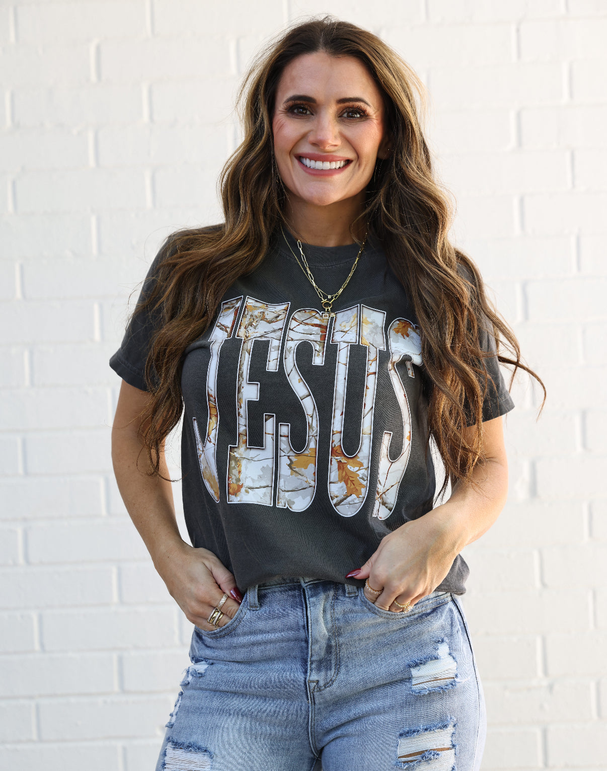 Camo Jesus T-shirt