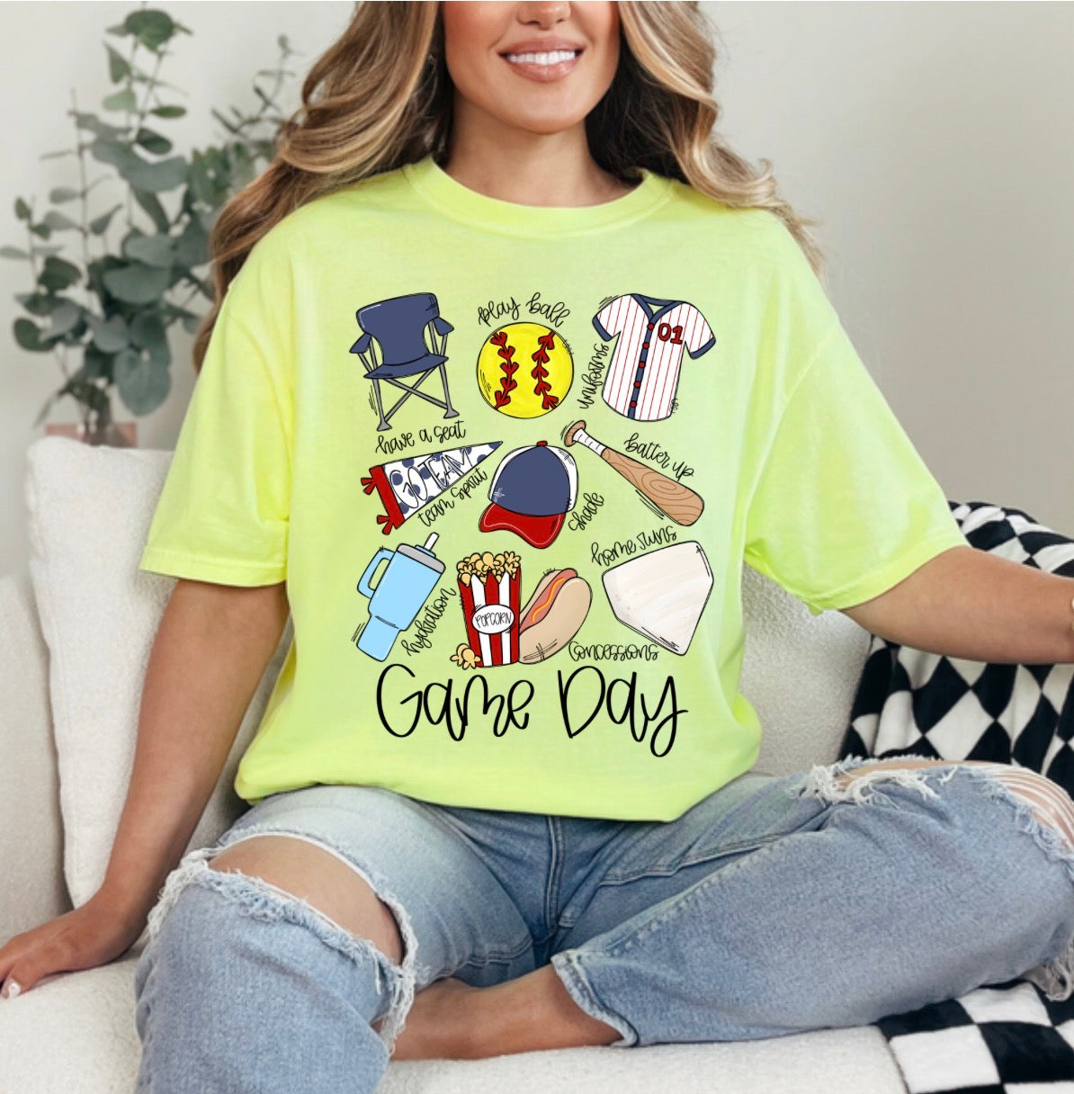 Softball Game Day Collage | Softball Things | Spring Sports Sweatshirt (Website)