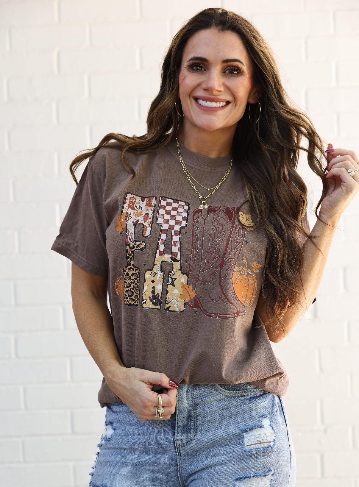 Western Fall Boots T-shirt