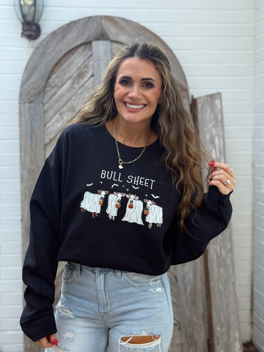 Bull Sheet Halloween Sweatshirt