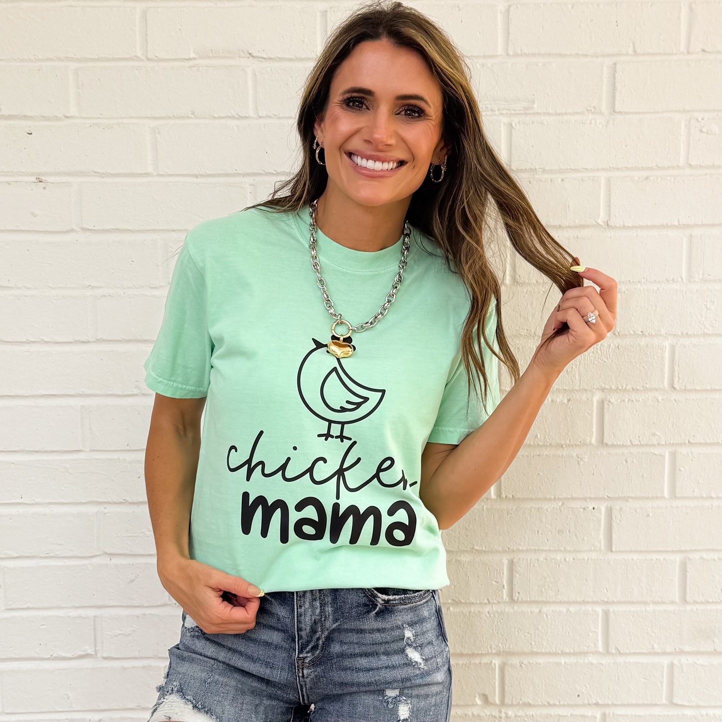 Chicken Mama, Chicken, Chicken Mom, Chicken Lady, Farmer, Chicken Mom Life, Farm Life, Backyard Chicken tshirt