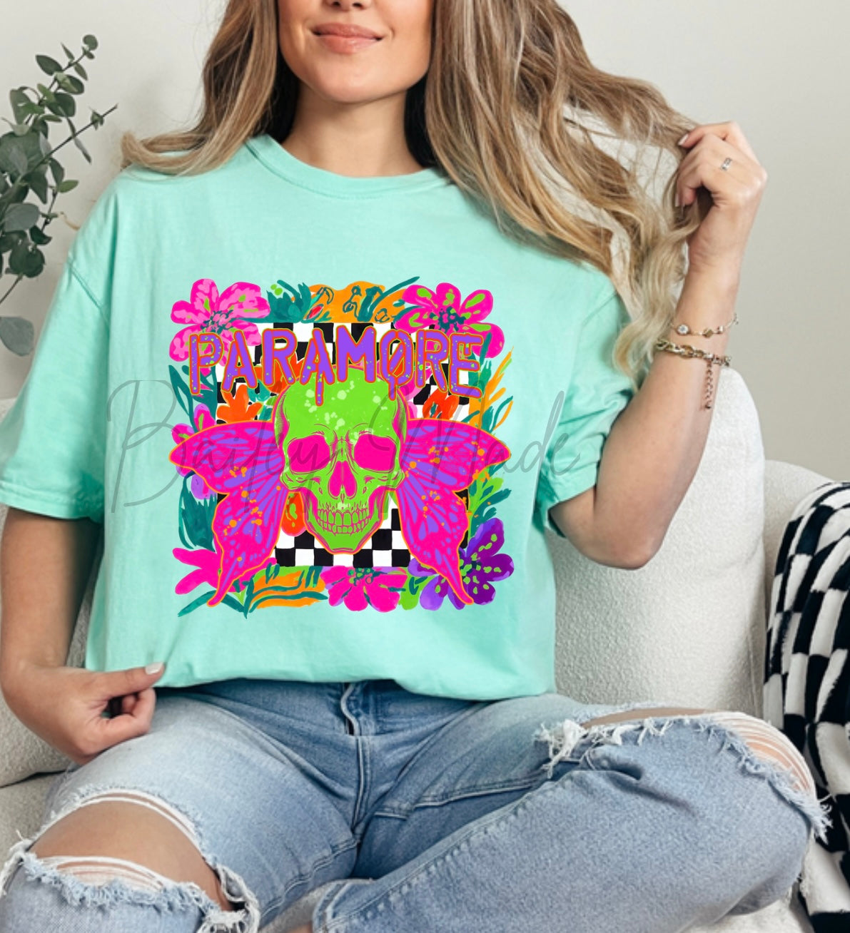 Neon P@r@more Band Tshirt