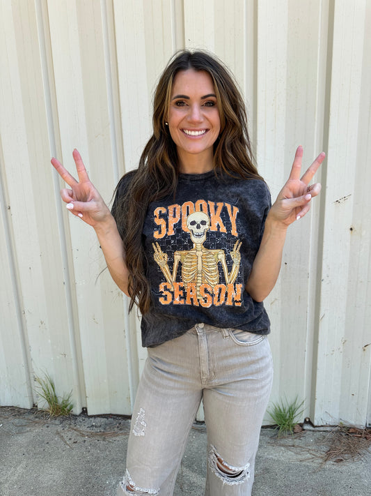 Spooky Season Skeleton Tshirt