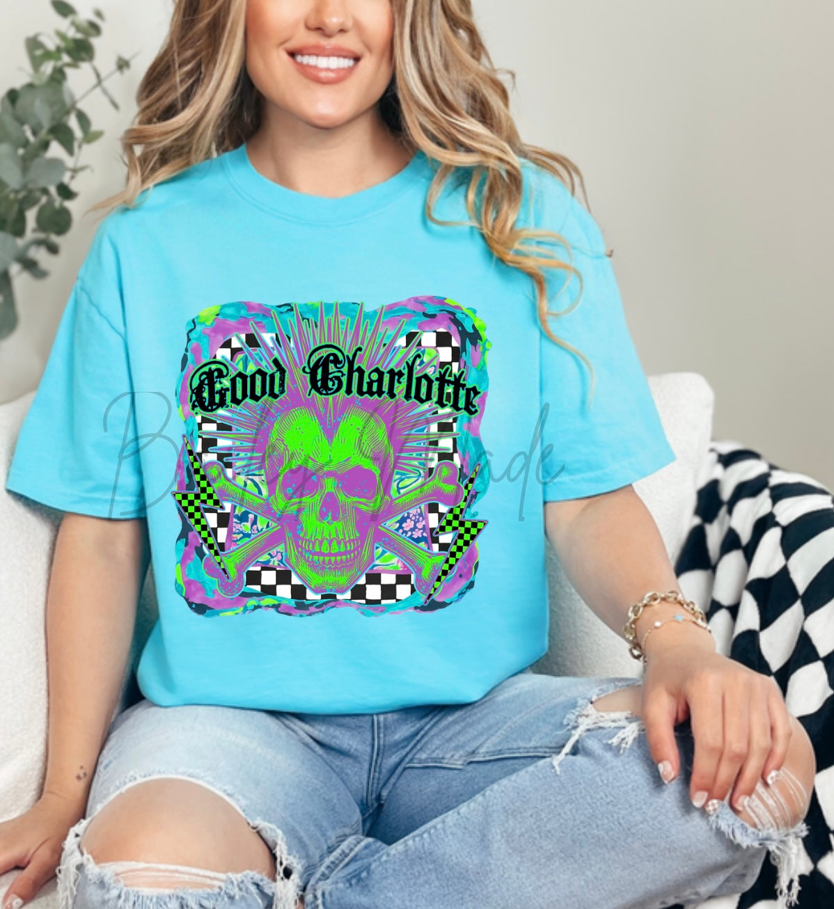 Neon Ch@rlotte Band Tshirt