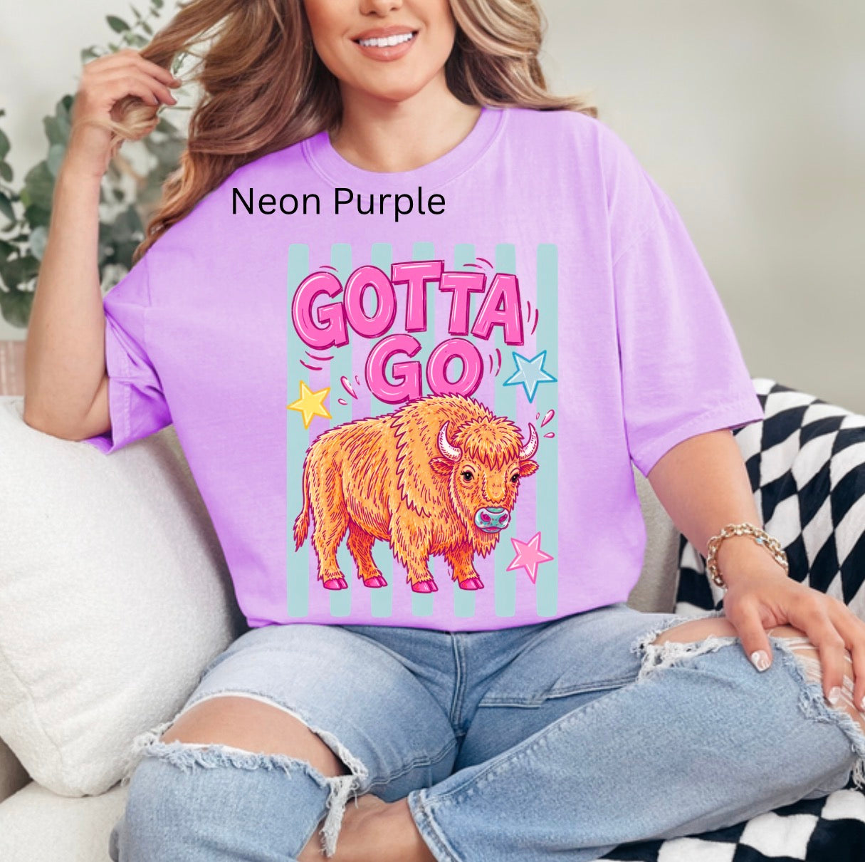 Gotta Go Buffalo, Funny, Summer, Buffalo, Funny Animal, Trendy T-shirt