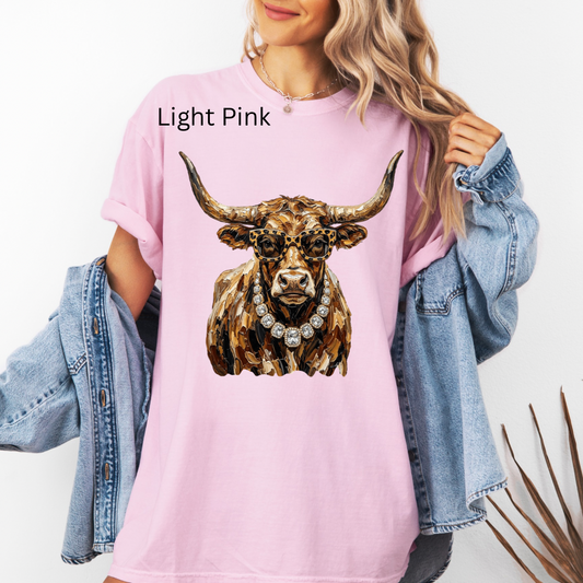 Glam Longhorn, Bling, Boujee, Leopard, Preppy Animal, Hunting Season