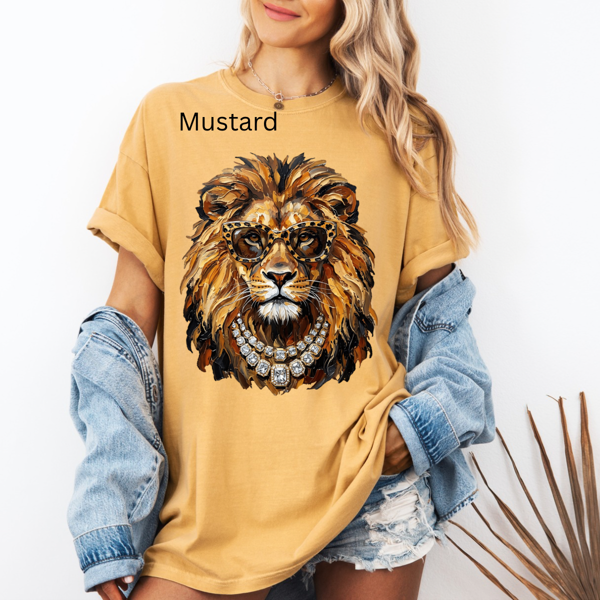 Glam lion, Bling, Boujee, Leopard, Preppy Animal, Hunting Season