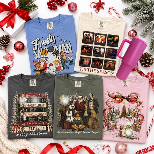 Christmas Movie T-shirt Set