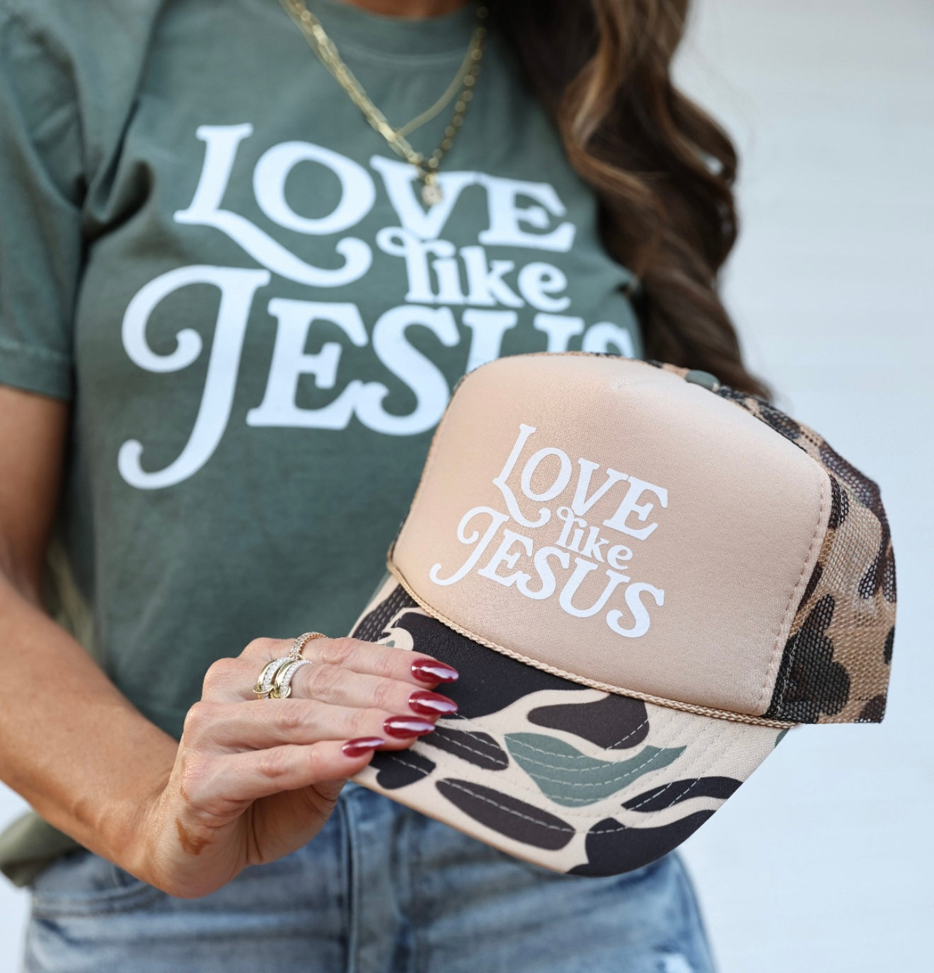 Love Like Jesus Trucker Hat