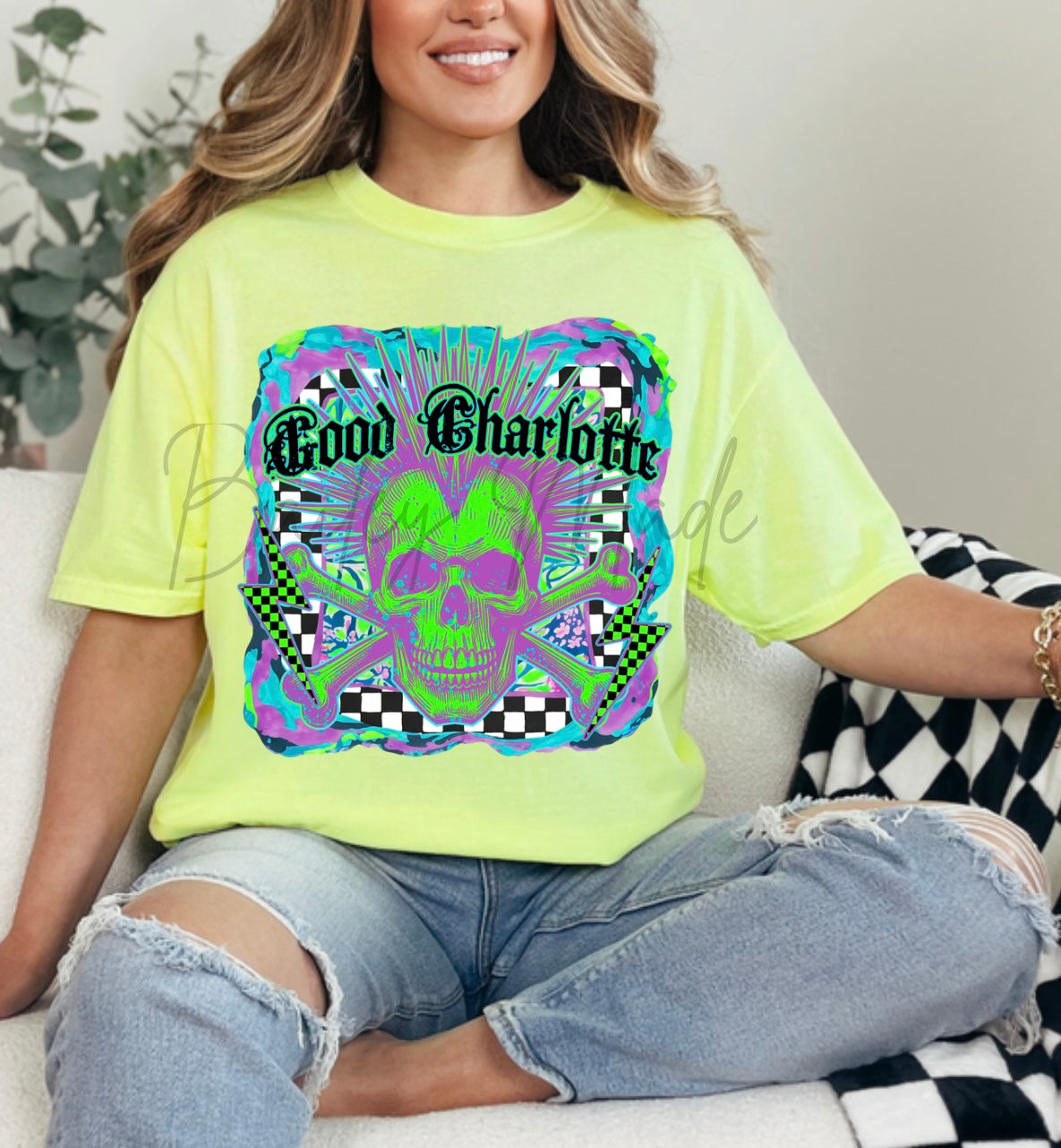 Neon Ch@rlotte Band Tshirt