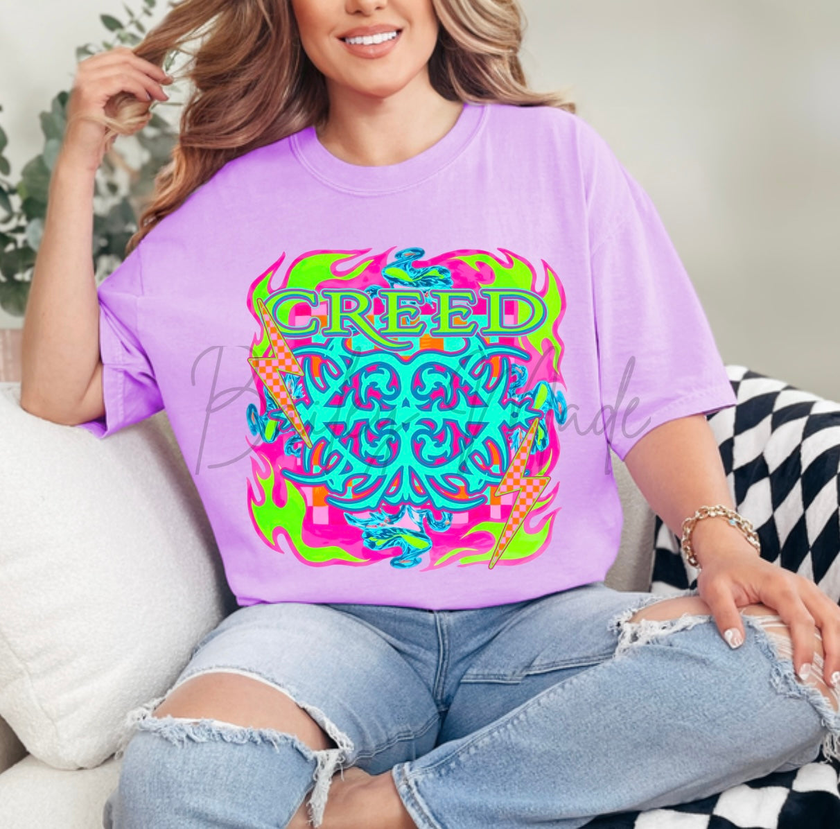 Neon cr33d Band Tshirt