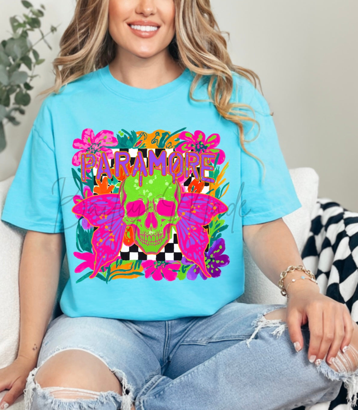 Neon P@r@more Band Tshirt