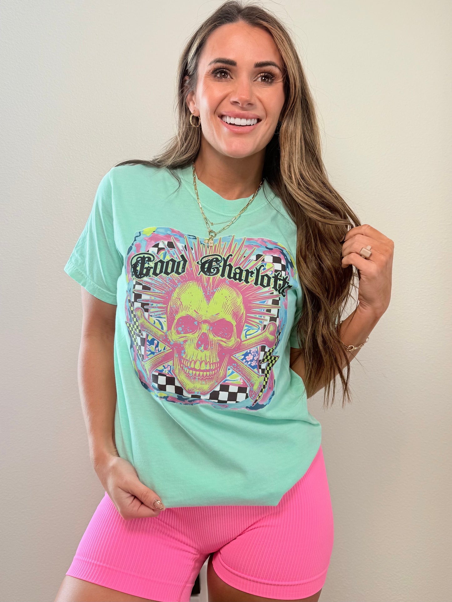 Neon Ch@rlotte Band Tshirt