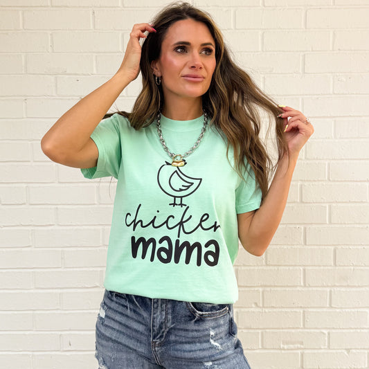 Chicken Mama, Chicken, Chicken Mom, Chicken Lady, Farmer, Chicken Mom Life, Farm Life, Backyard Chicken tshirt