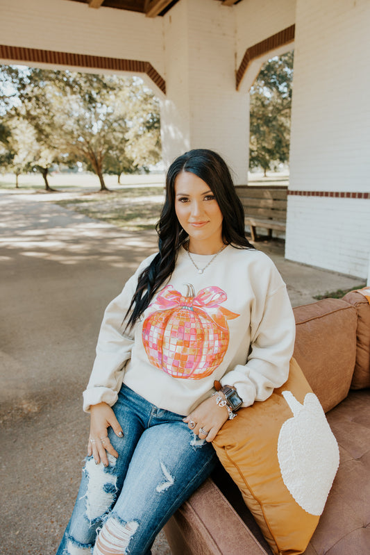 Disco Pumpkin Sweatshirt