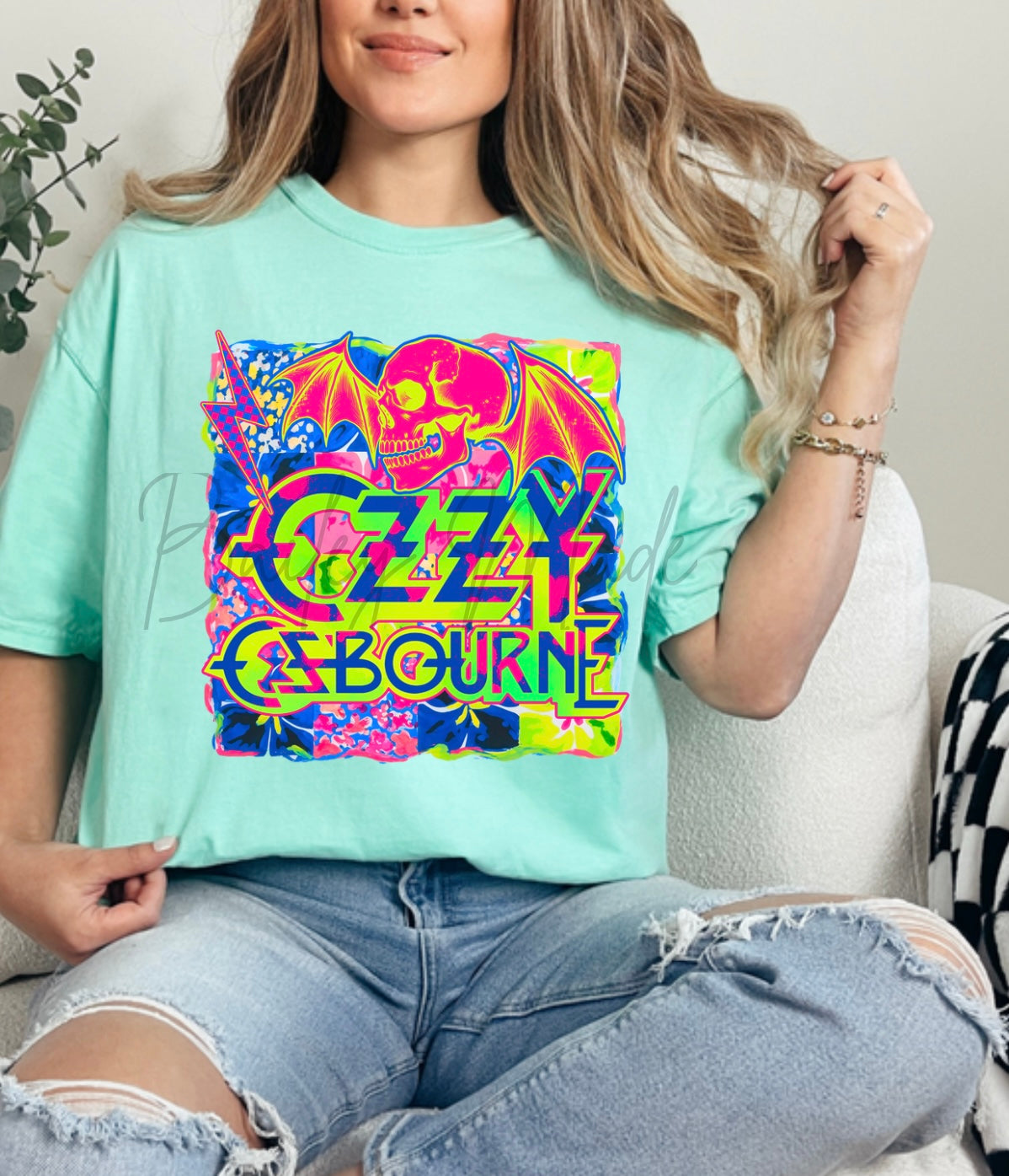 Neon 0zzy Band Tshirt