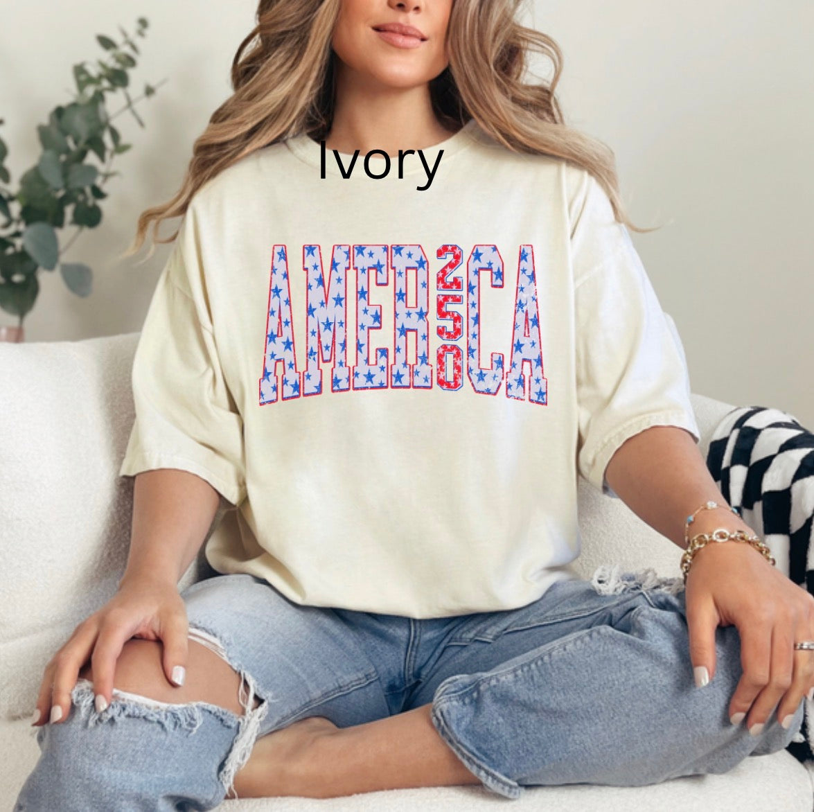 America 250 Anniversary, Patriotic, 4th Of July, Patriotic Summer, USA, Trendy Patriotic T-shirt