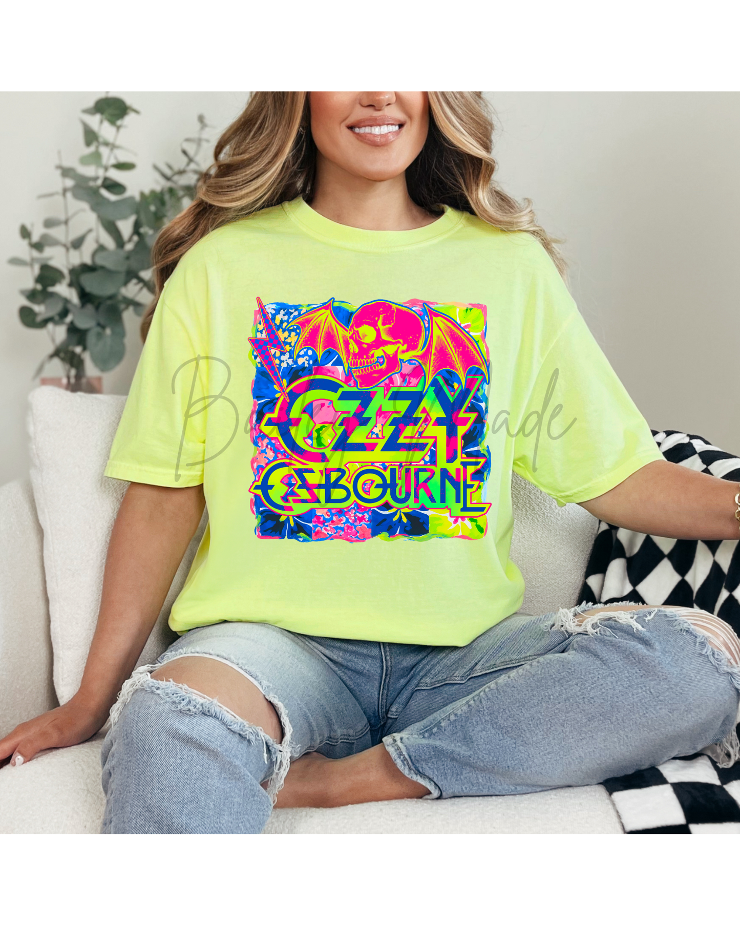 Neon 0zzy Band Tshirt