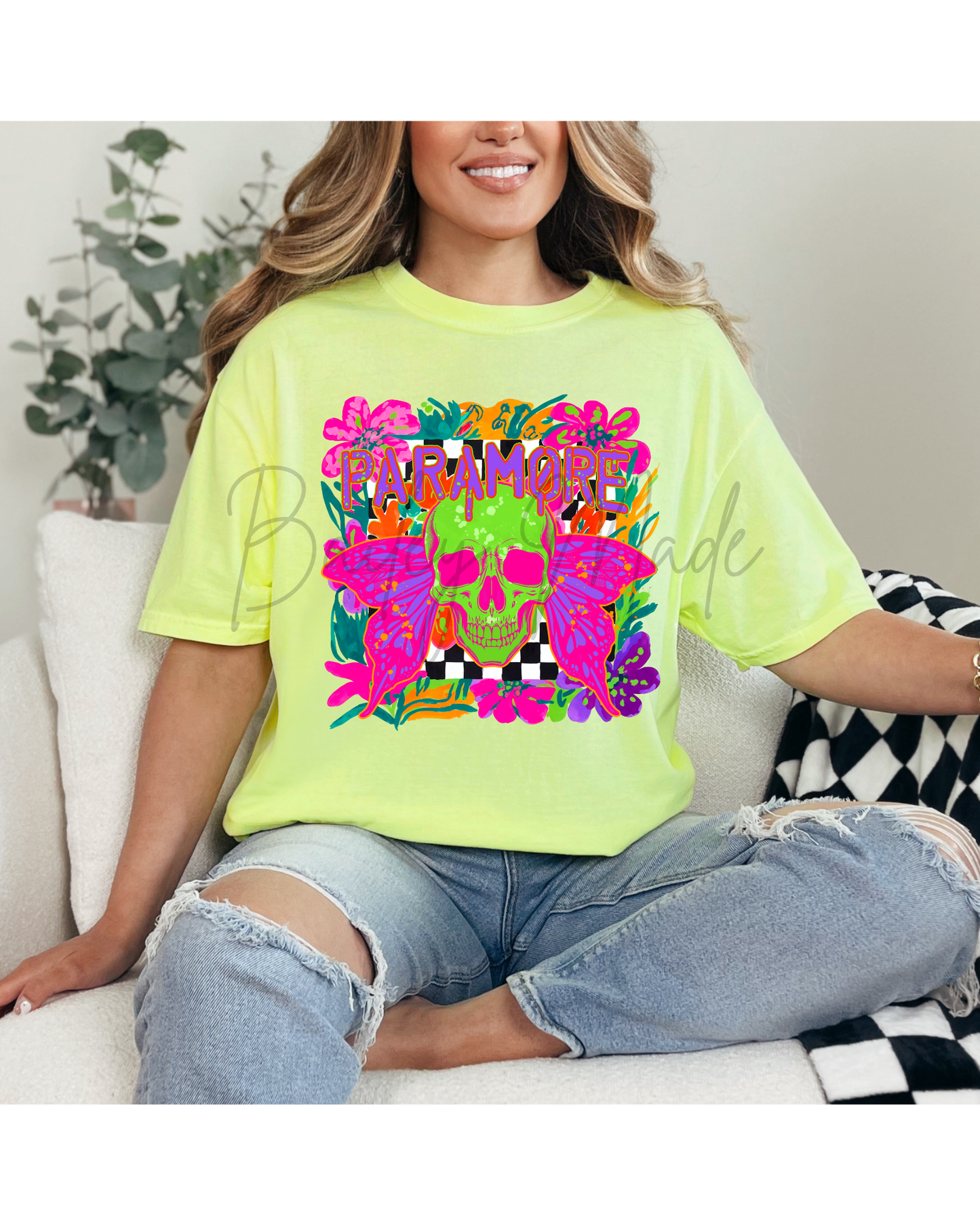 Neon P@r@more Band Tshirt